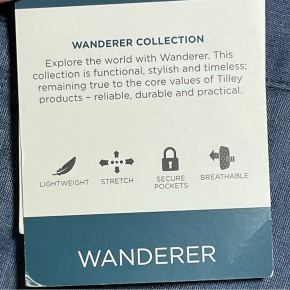 Tilley Wanderer Shorts Brandon Short BLBS1 Blue Size 30 - Picture 9 of 14